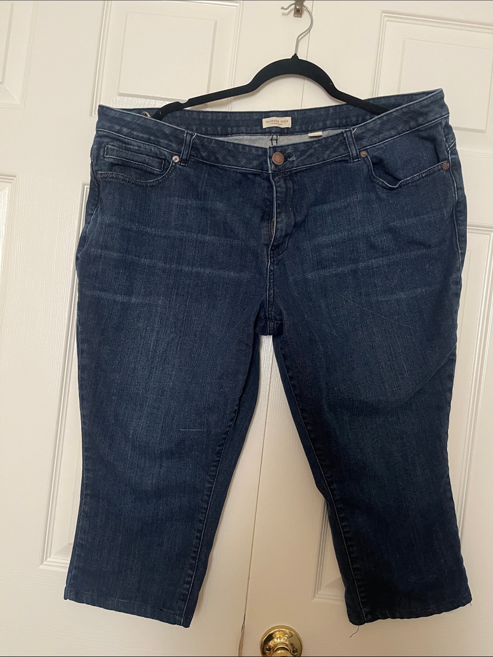 Coldwater Creek Dark Blue Cropped Jeans